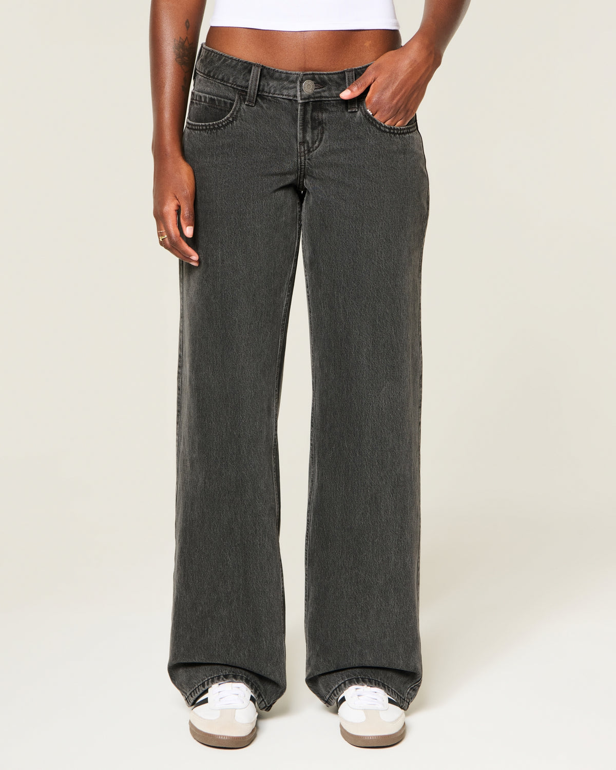 Hollister Ultra Low-Rise Baggy Jeans