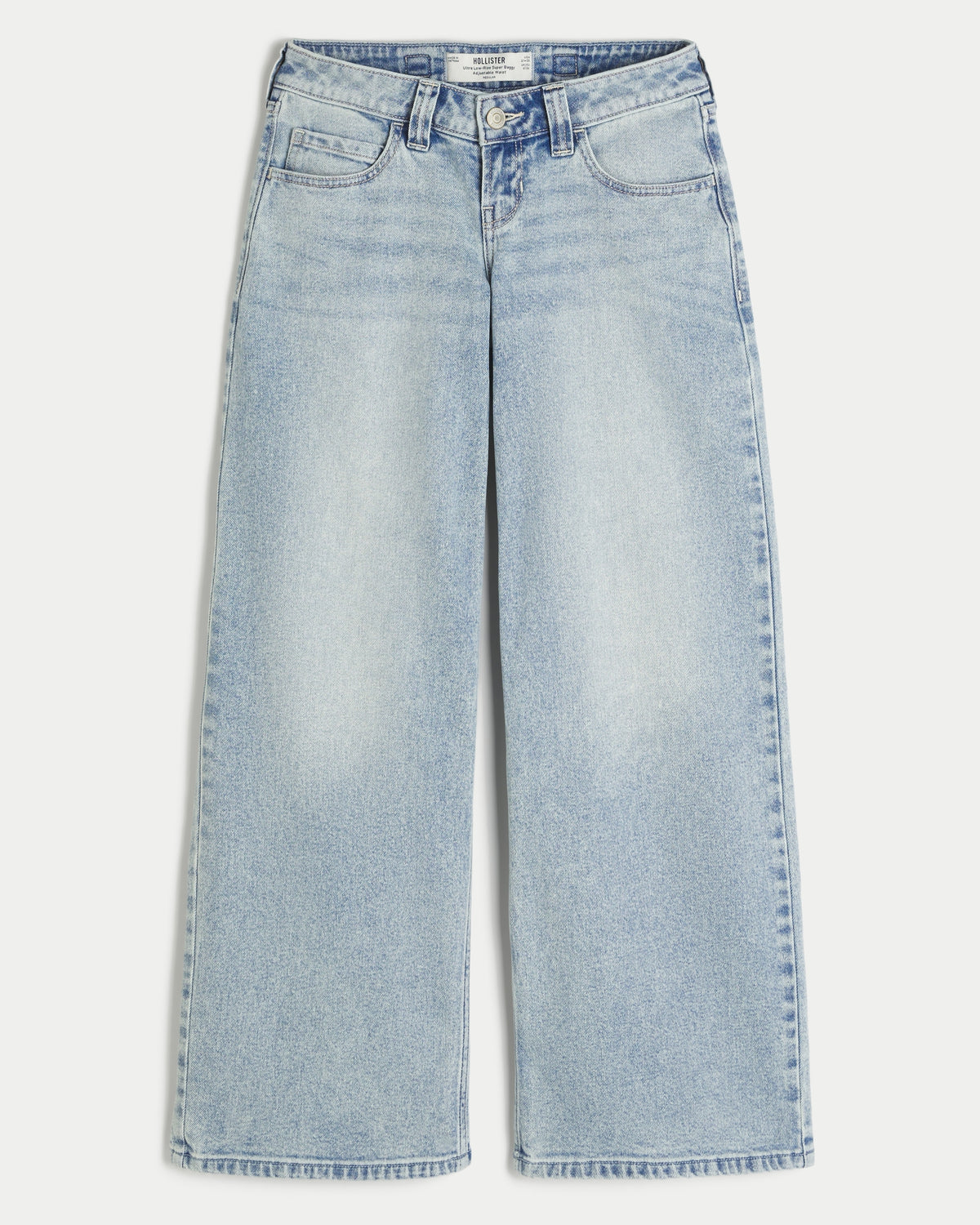 Hollister Hollister Andi Adjustable Waist Ultra Low-Rise Super Baggy Jeans