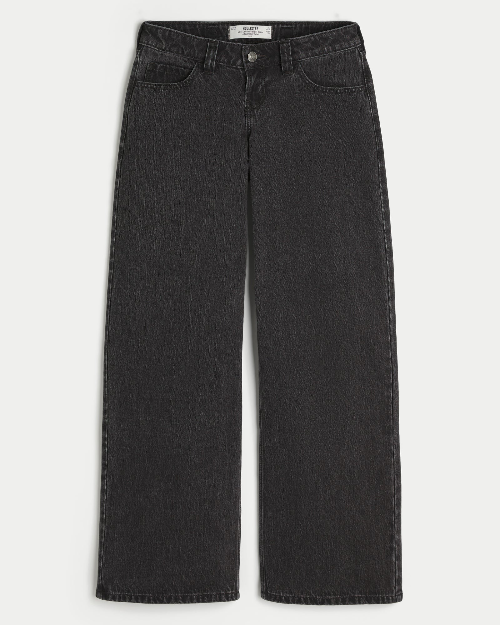 Hollister Hollister Andi Adjustable Waist Ultra Low-Rise Super Baggy Jeans