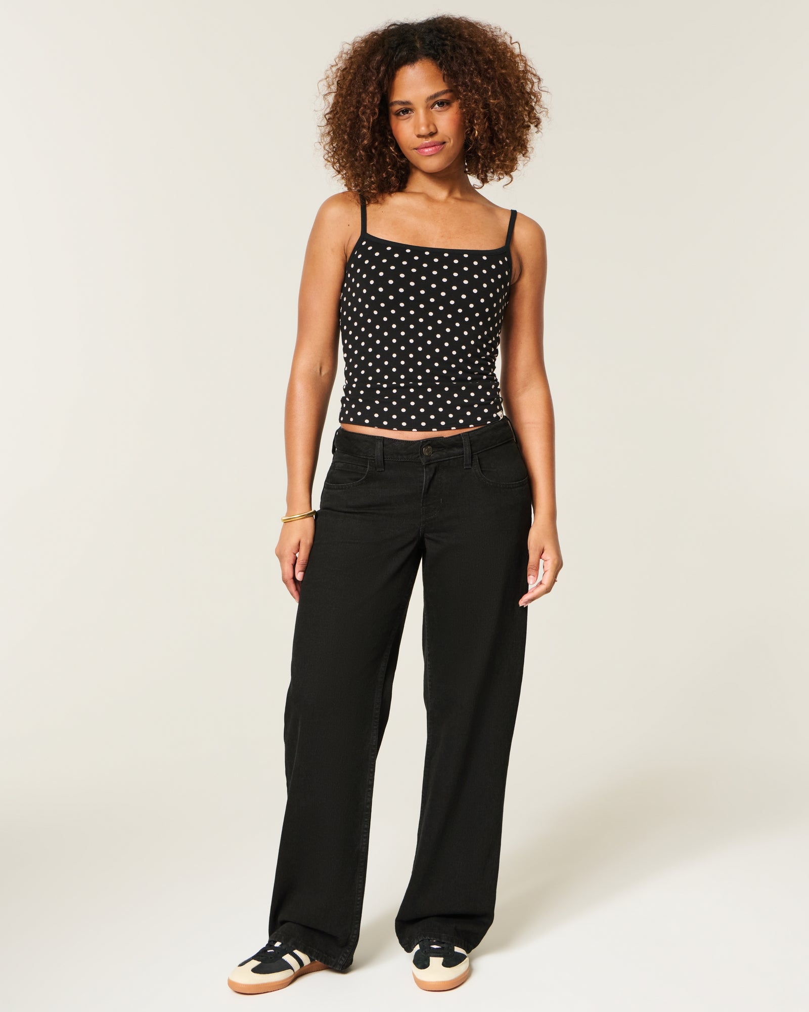 Hollister Curvy Low-Rise Y2K Camo Baggy Jeans