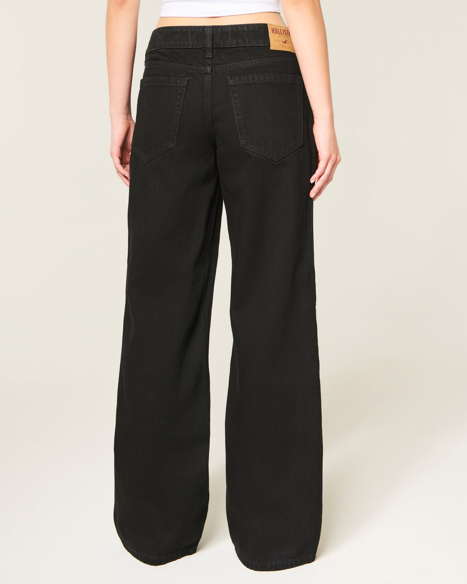 Hollister Ultra Low-Rise Baggy Jeans
