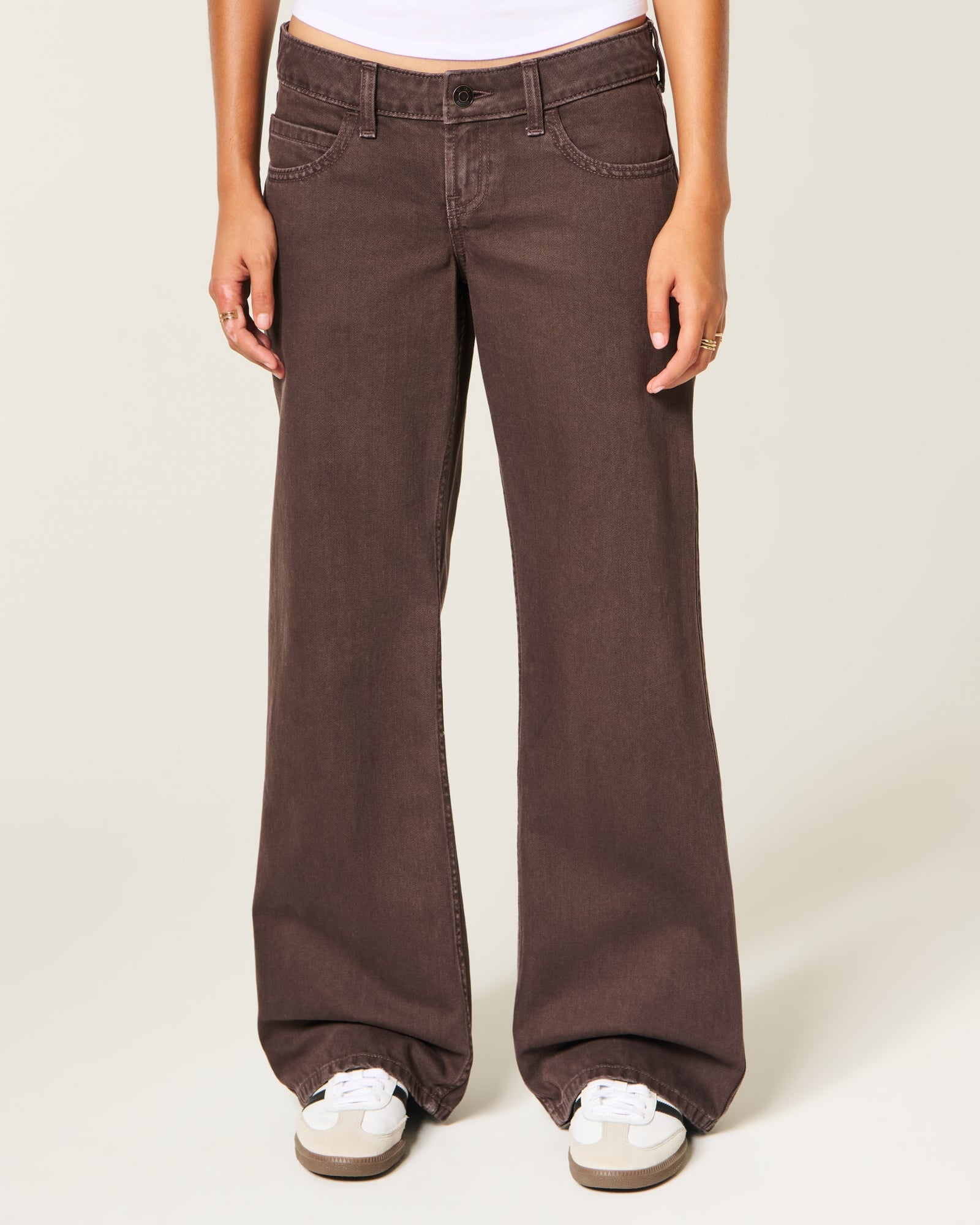 Hollister Ultra Low-Rise Baggy Jeans