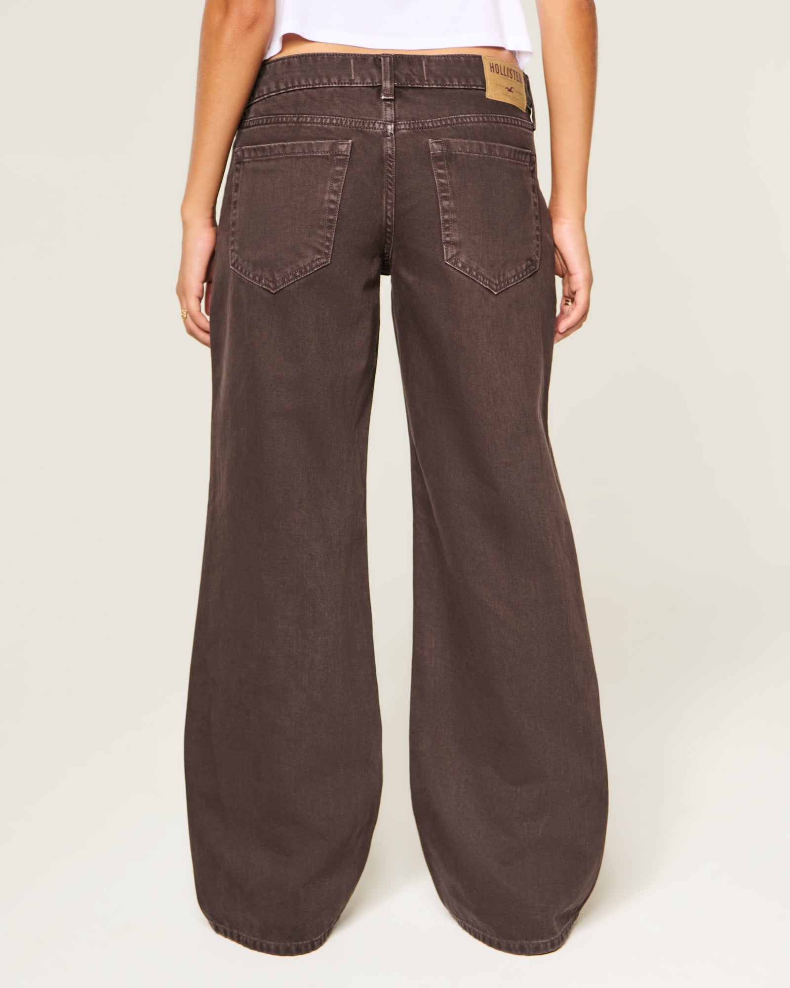 Hollister Ultra Low-Rise Baggy Jeans