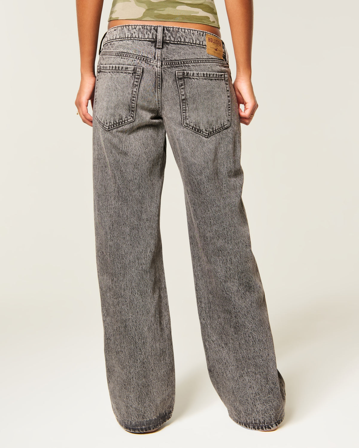 Hollister Ultra Low-Rise Baggy Jeans