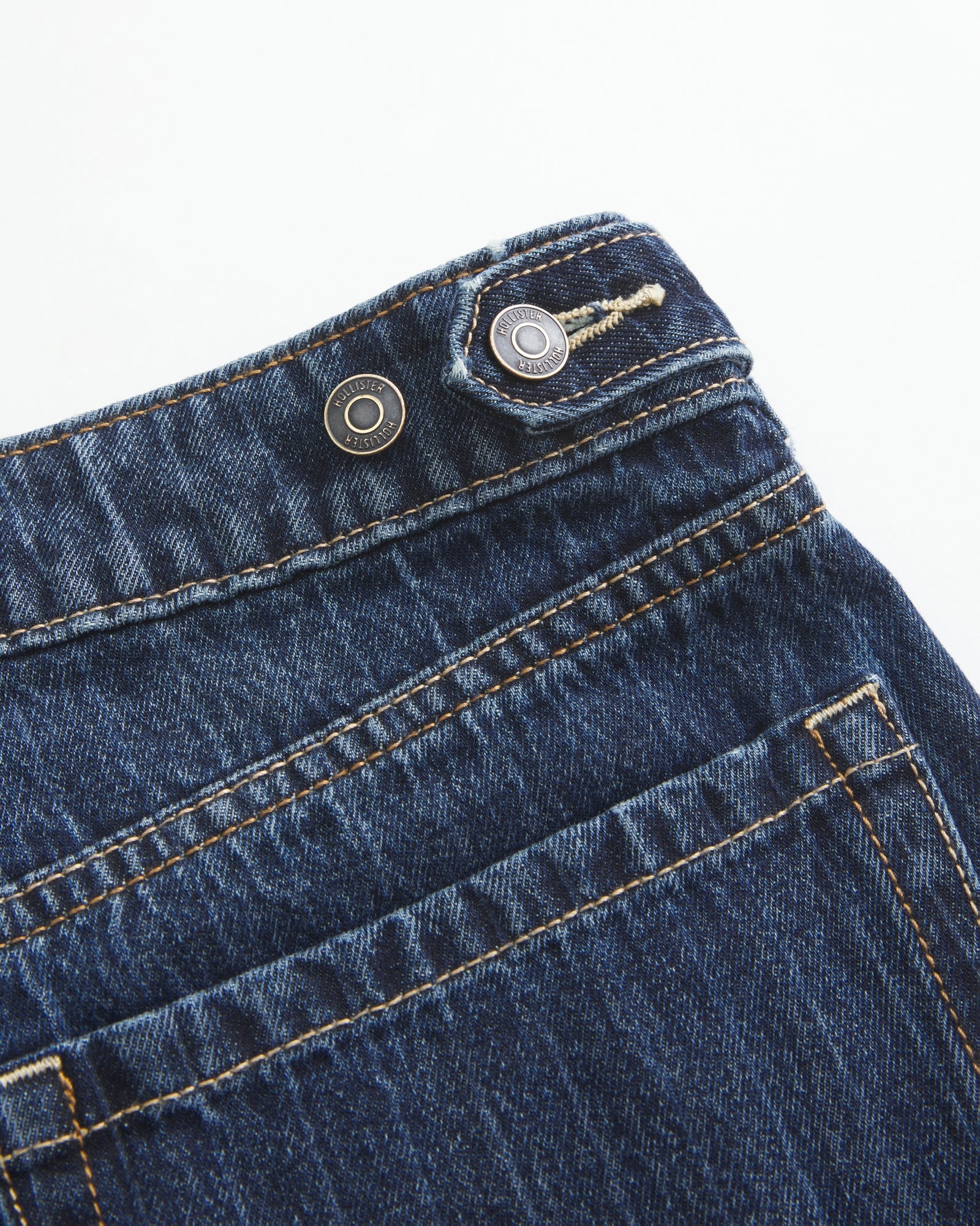 Hollister Hollister Andi Adjustable Waist Low-Rise Baggy Jeans