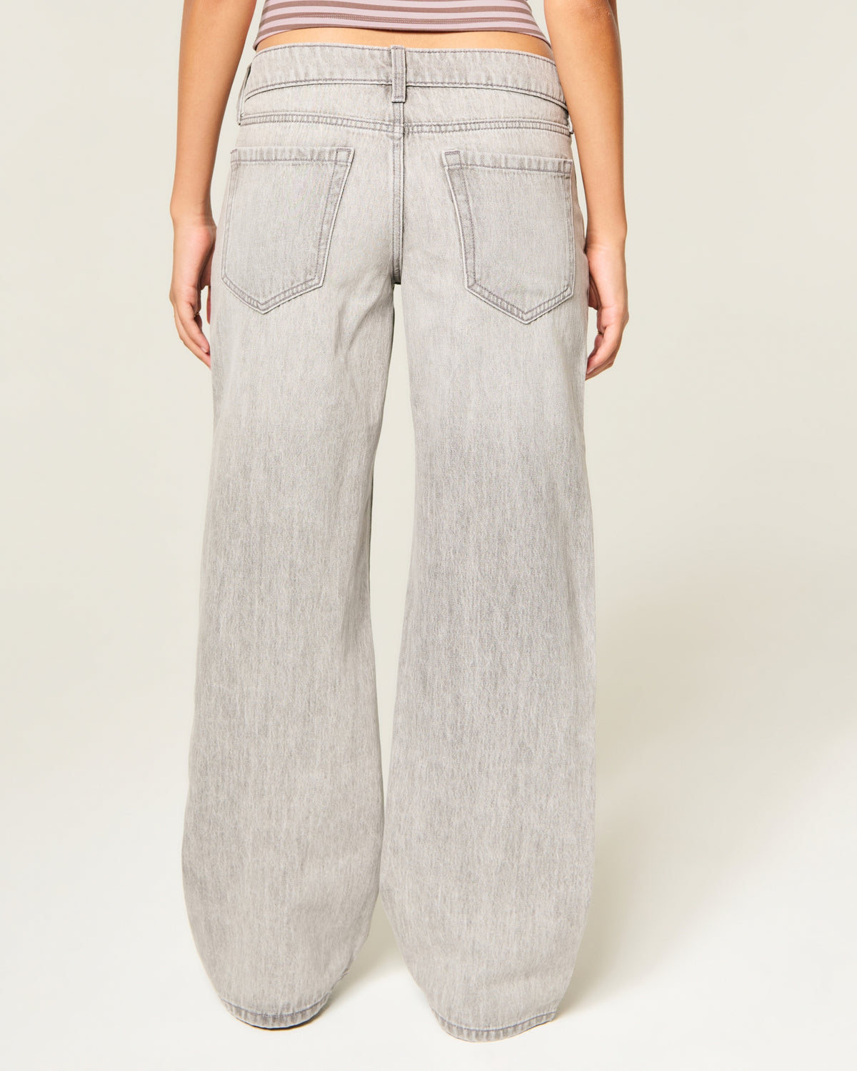 Hollister Ultra Low-Rise Baggy Jeans