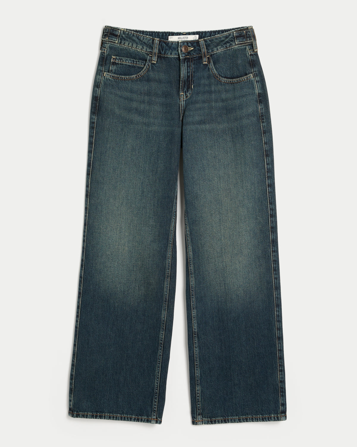 Hollister Hollister Andi Adjustable Waist Low-Rise Baggy Jeans