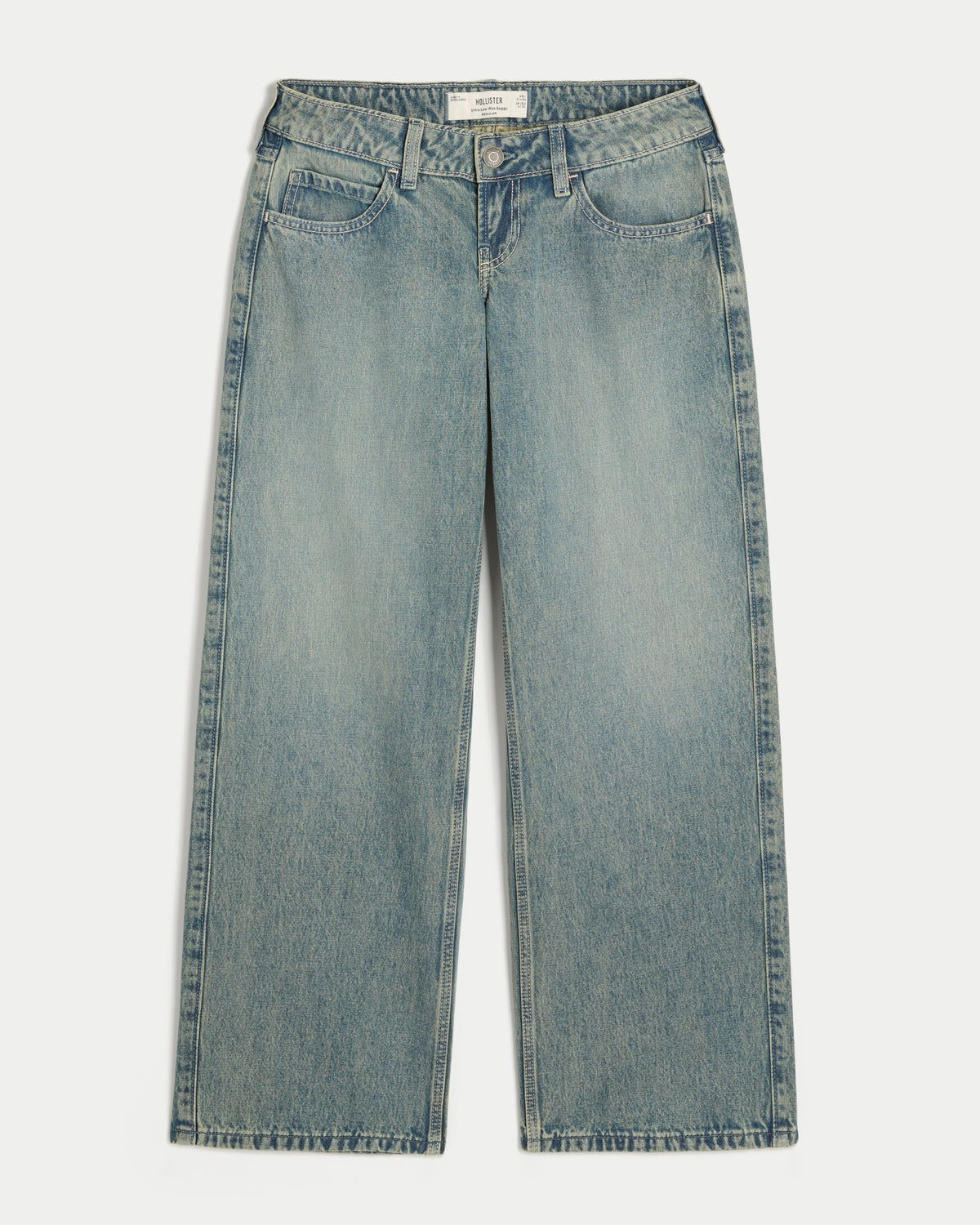 Hollister Ultra Low-Rise Baggy Jeans