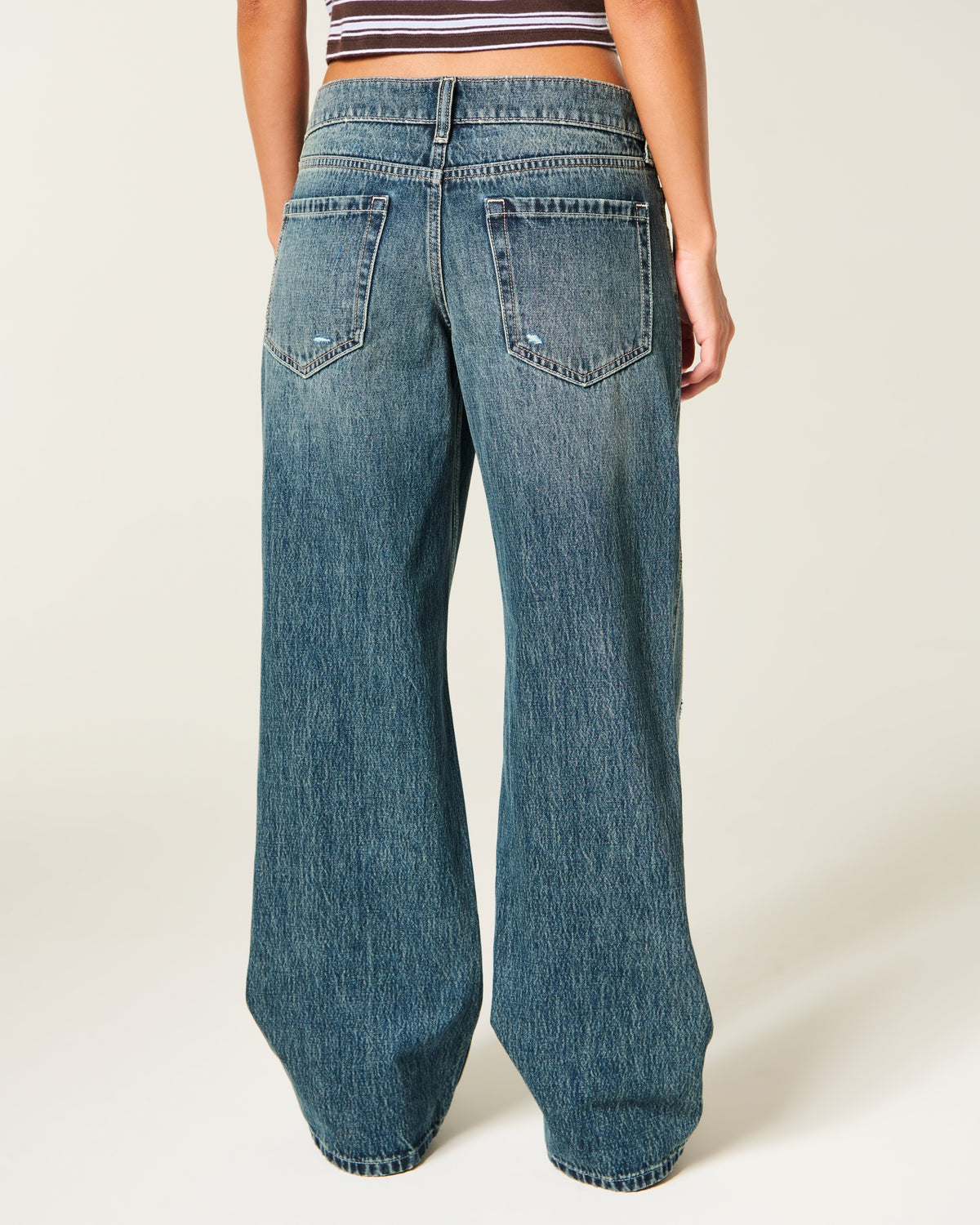 Hollister Ultra Low-Rise Baggy Jeans
