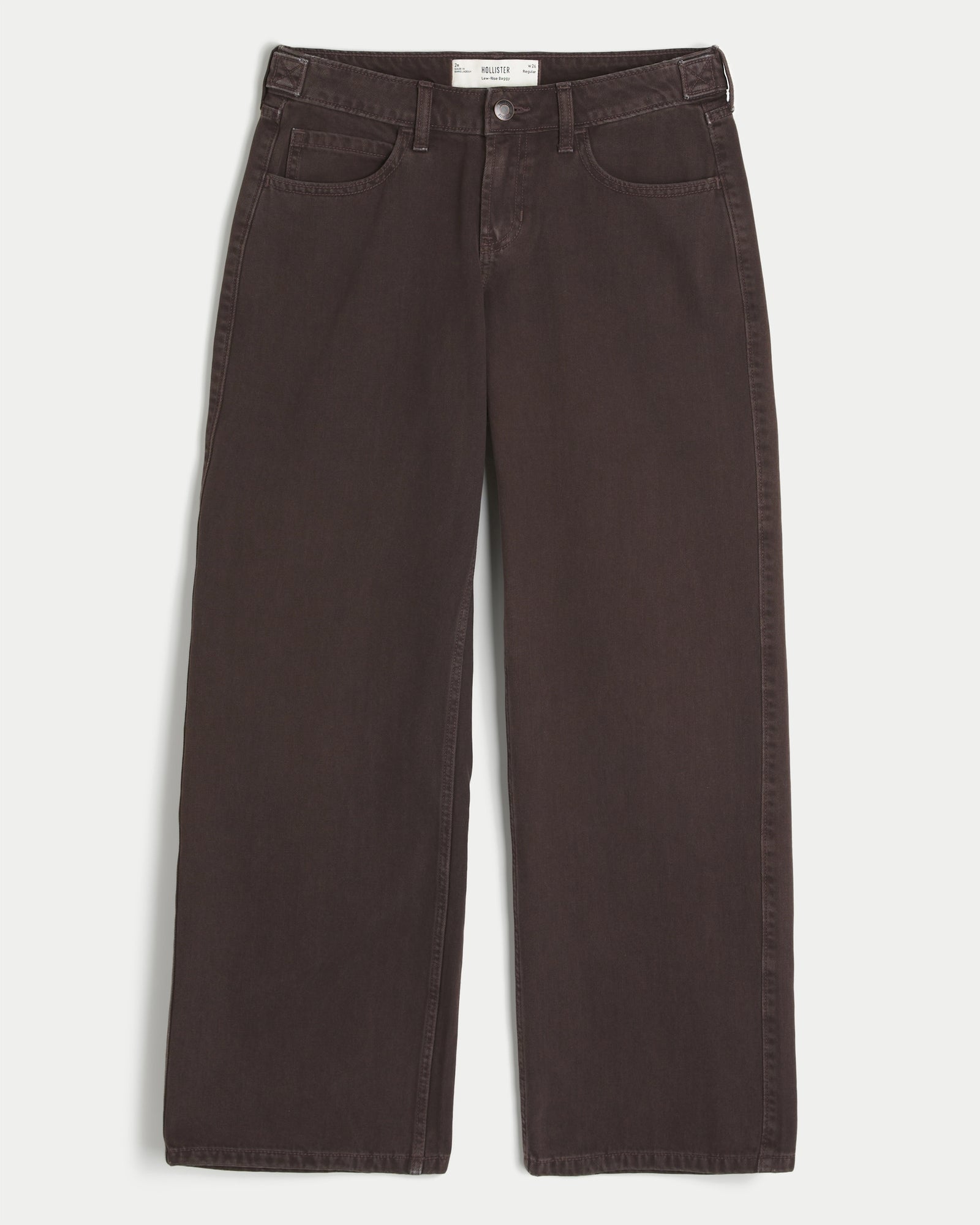 Hollister Hollister Andi Adjustable Waist Low-Rise Baggy Jeans