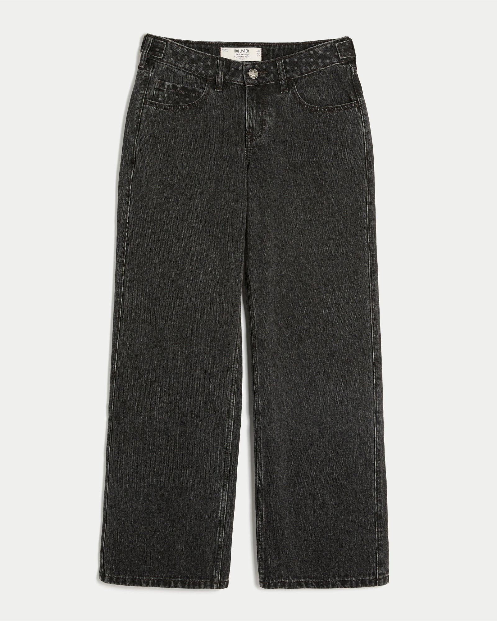 Hollister Hollister Andi Adjustable Waist Low-Rise Baggy Jeans
