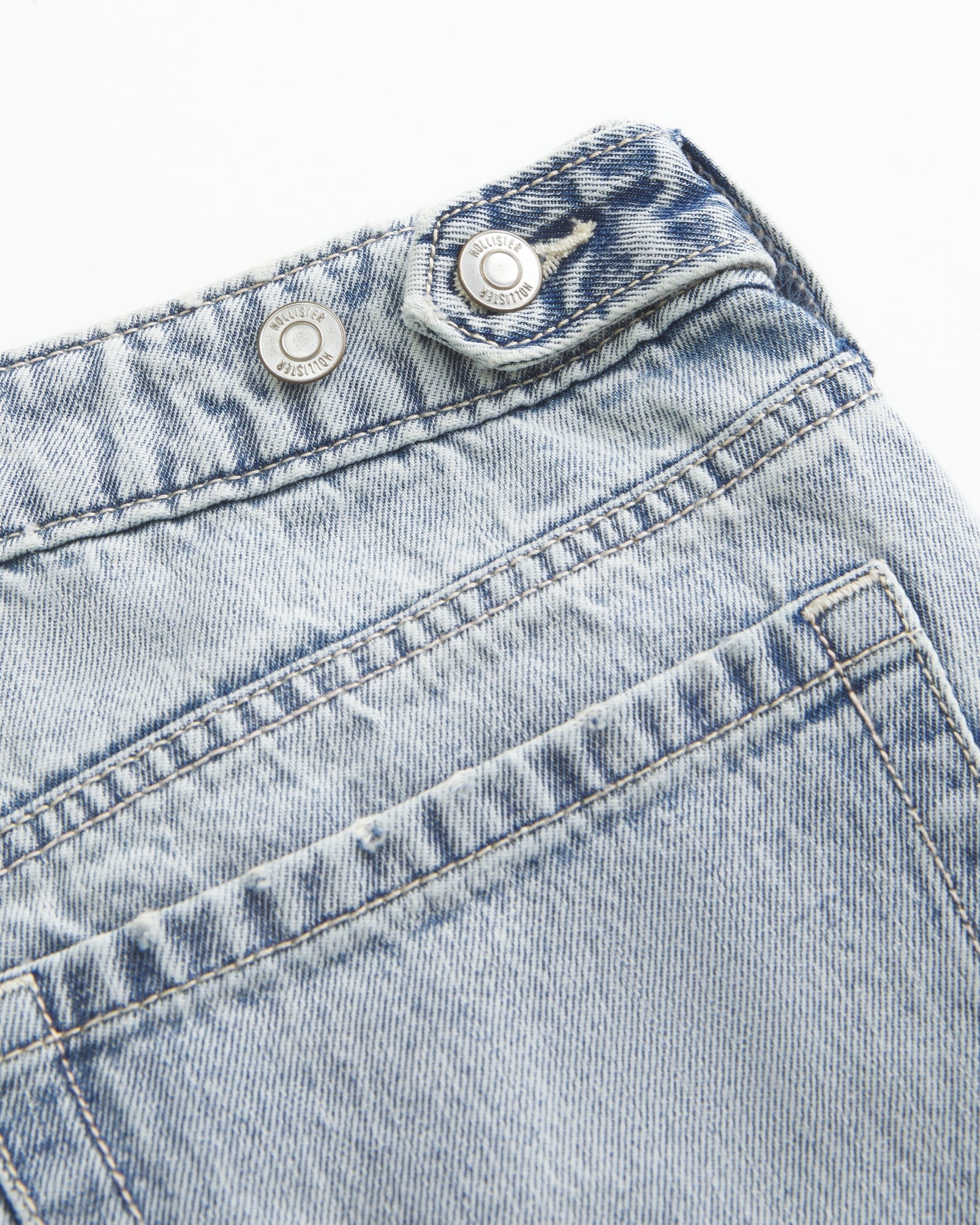 Hollister Hollister Andi Adjustable Waist Low-Rise Baggy Jeans