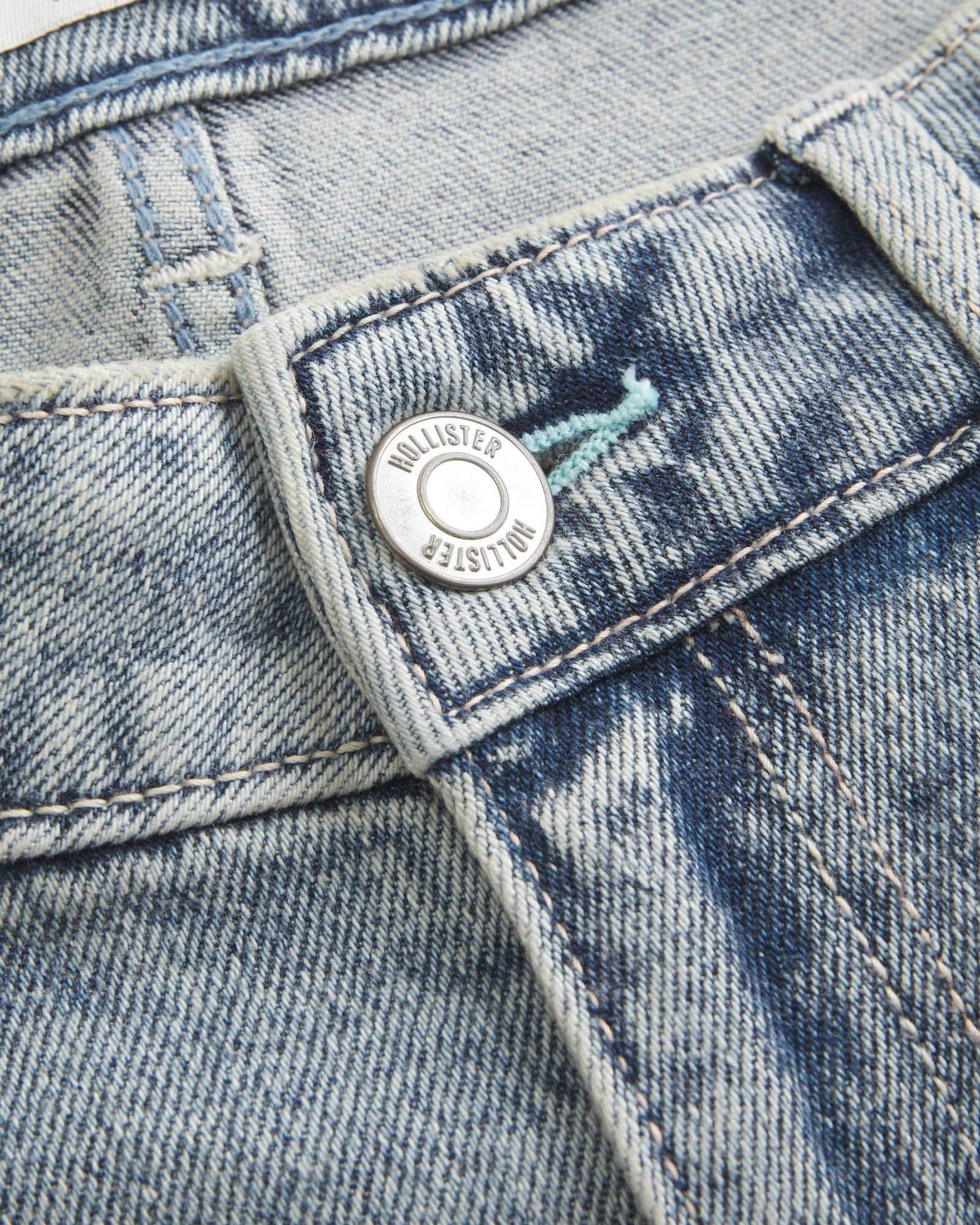 Hollister Low-Rise Distressed Dad Jeans