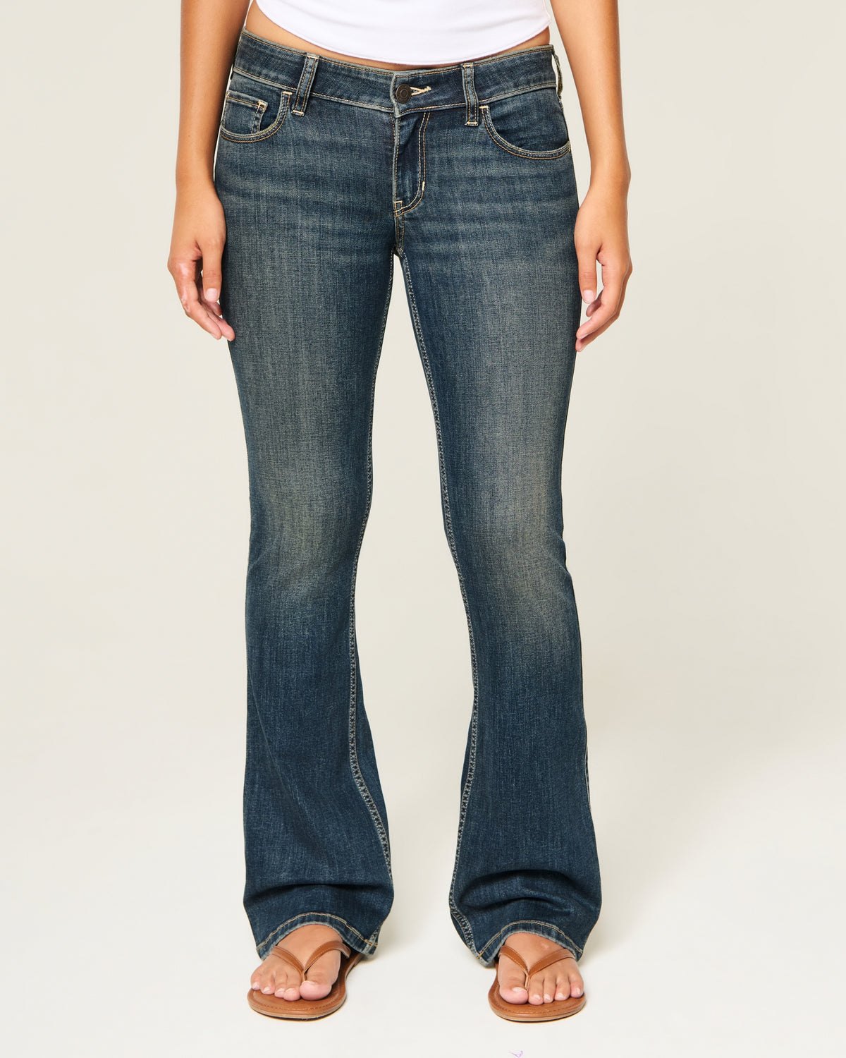 Hollister Low-Rise Stretch Bootcut Jeans