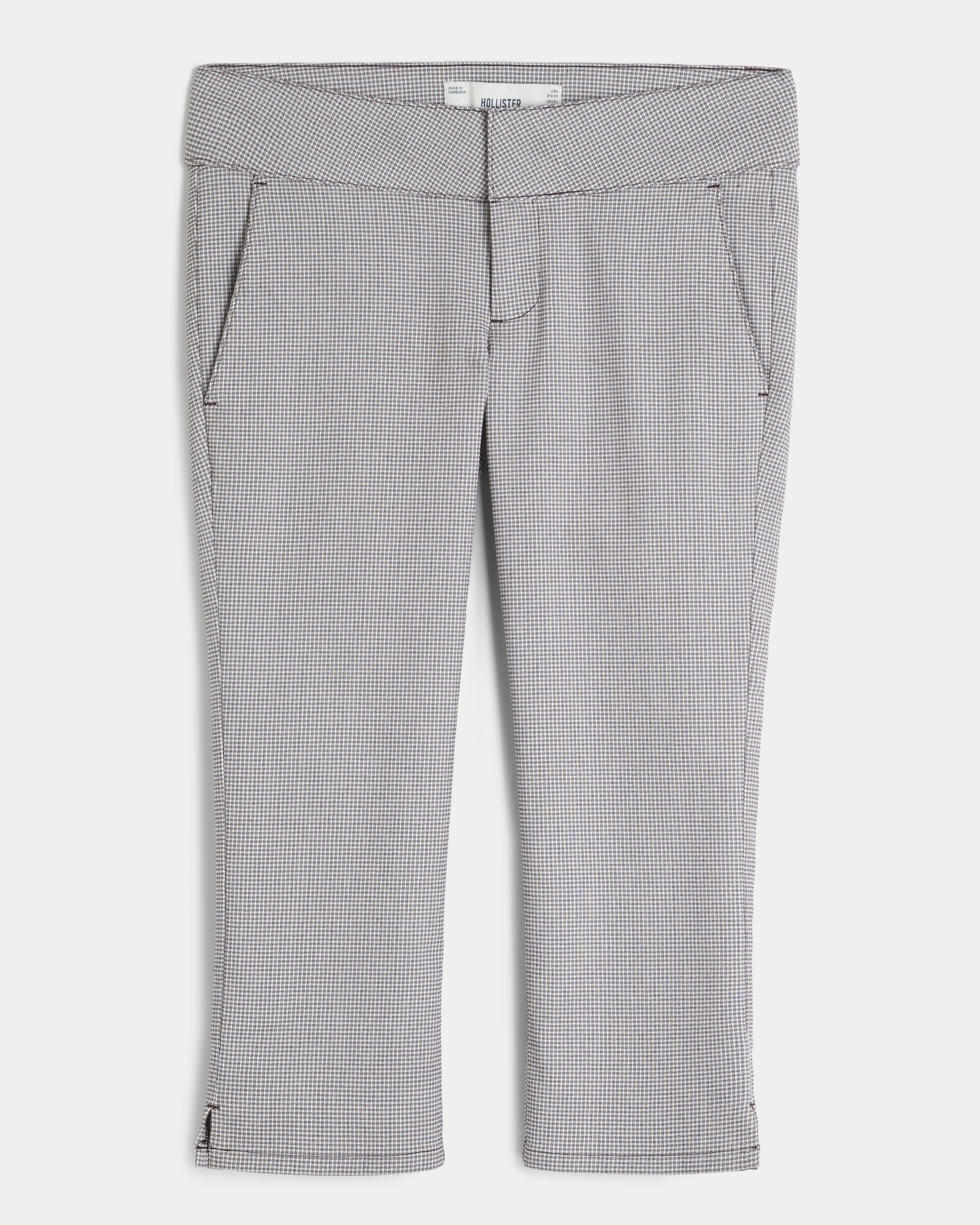 Hollister Low-Rise Menswear Capri Pants