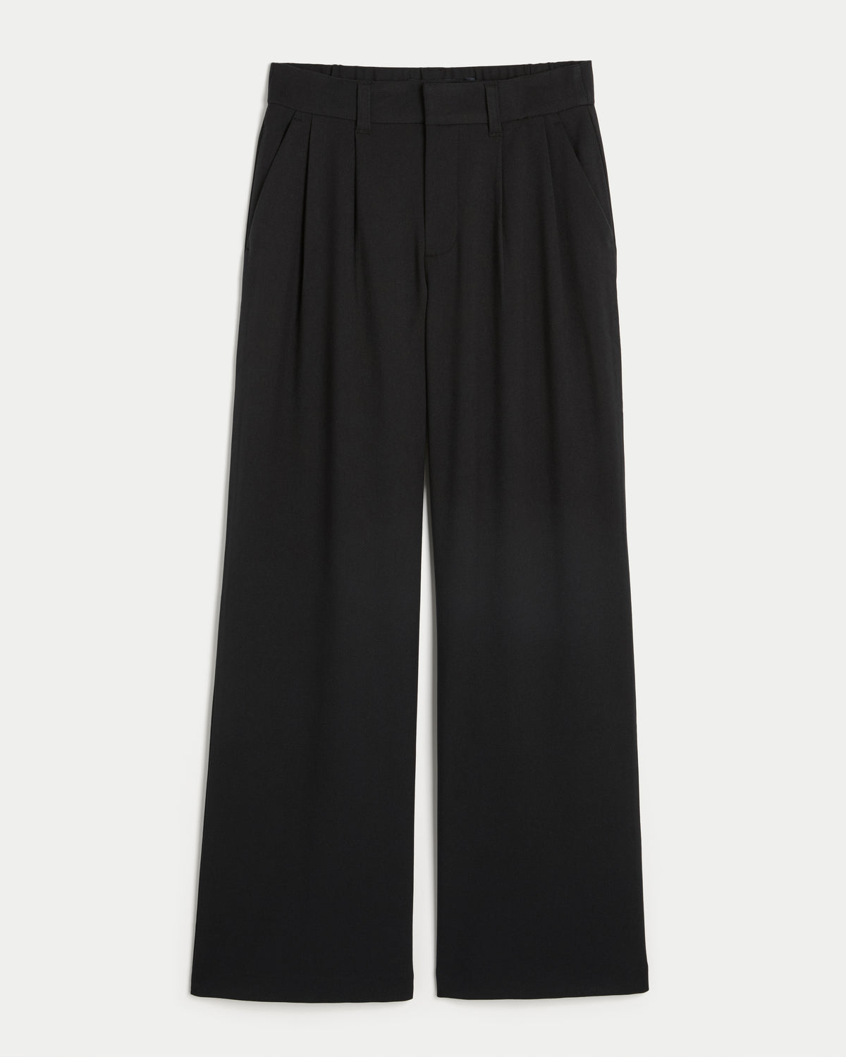 Hollister High-Rise Pleated Wide-Leg Pants