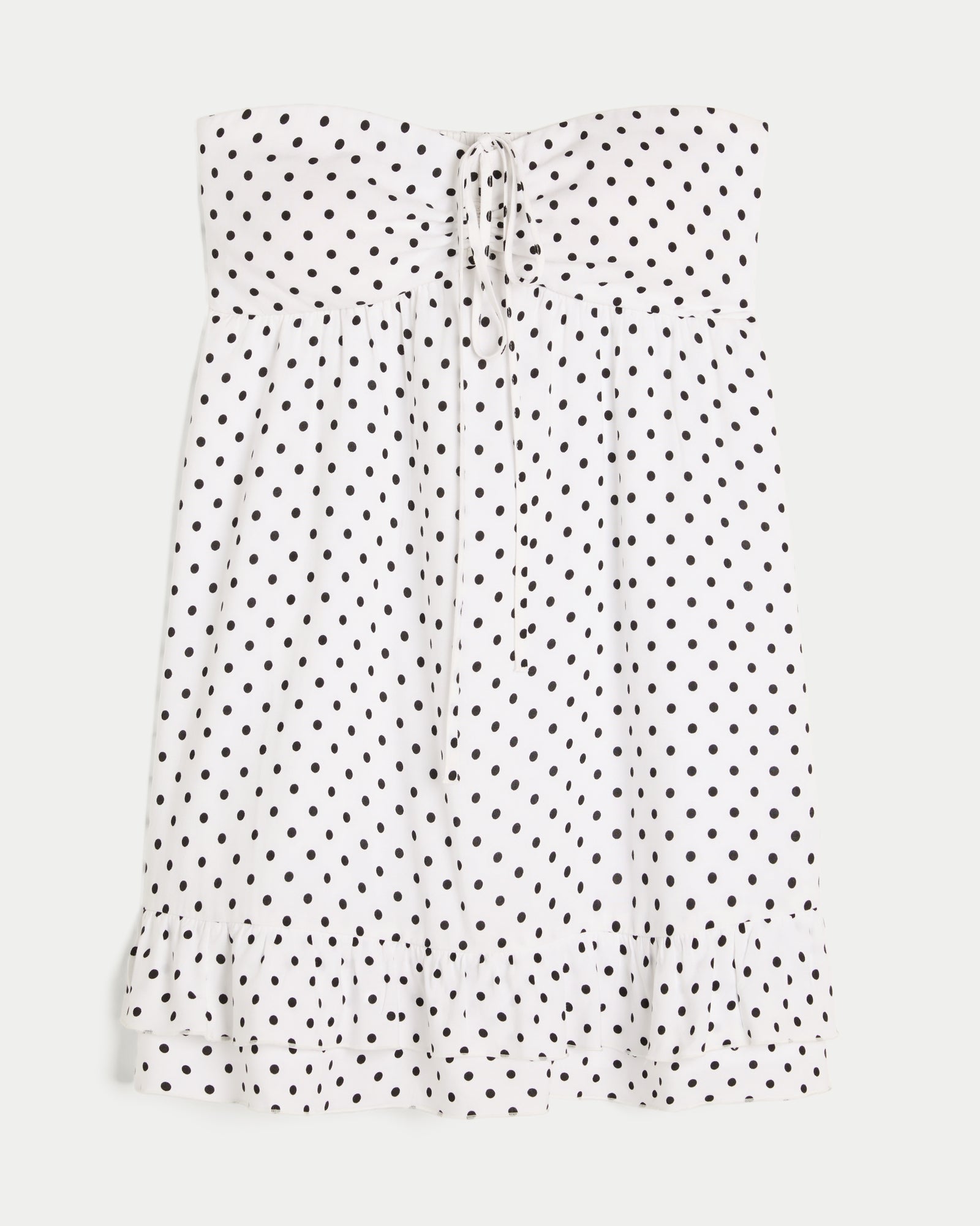 Hollister Strapless Ruffle Mini Dress