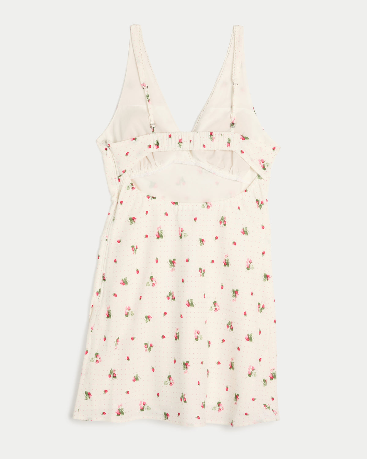 Hollister Textural Dot A-Line Mini Dress