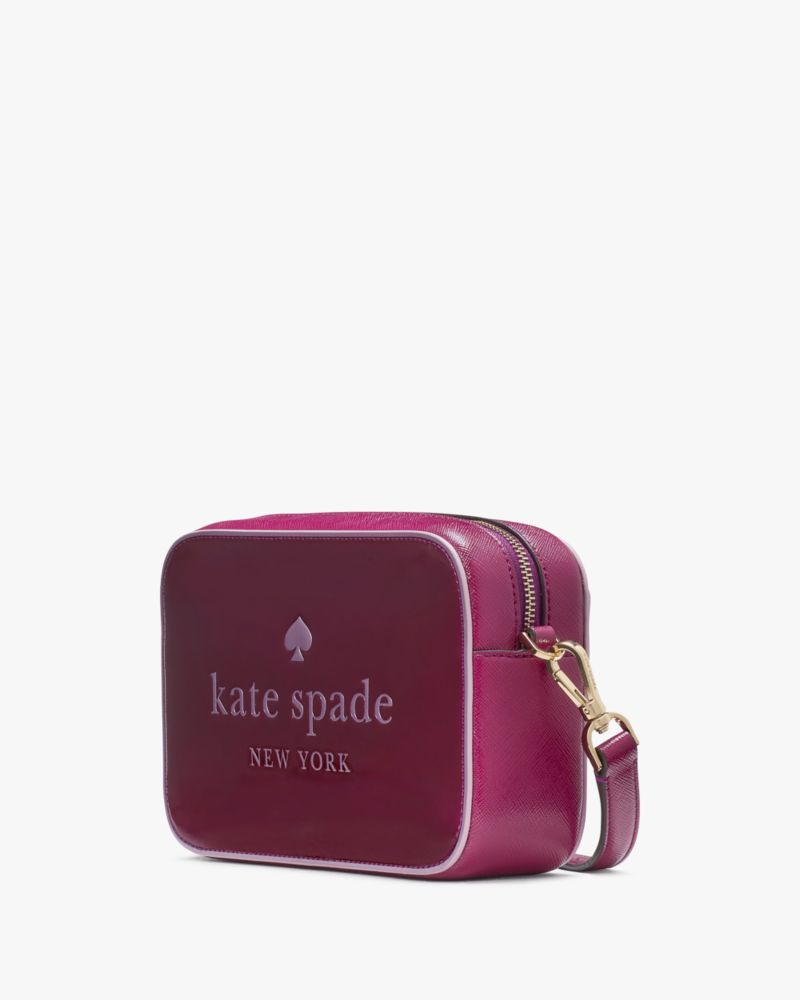 KateSpade Oh Snap Mini Camera Bag Dark Raspberry Multi