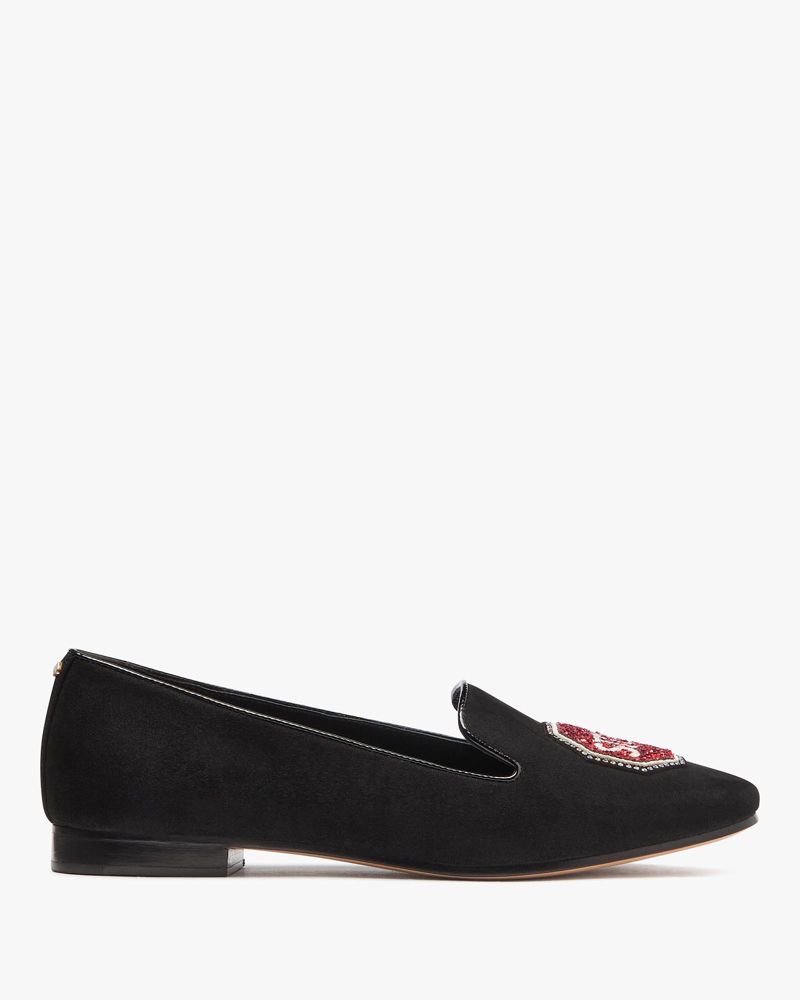 Katespade En Route Lounge Loafers Black