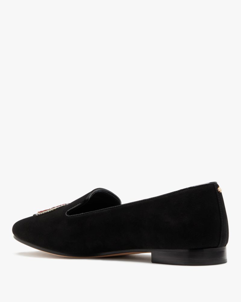 Katespade En Route Lounge Loafers Black