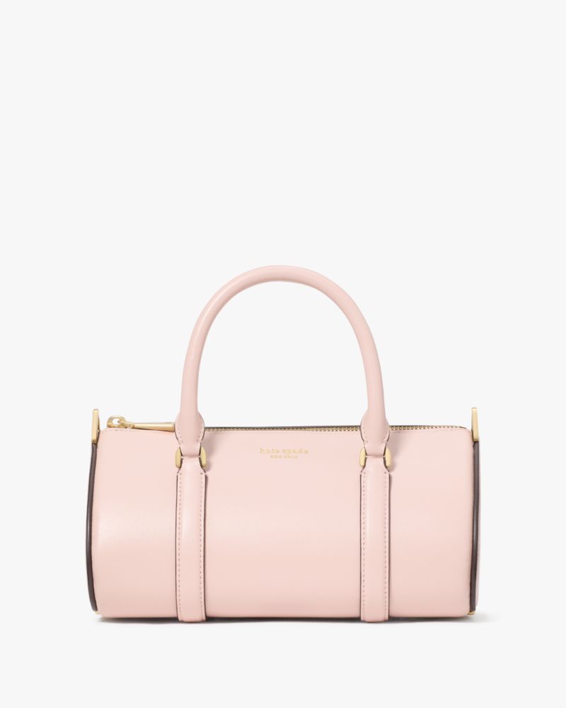 KateSpade Spade Icon Small Barrel Bag Rose Smoke
