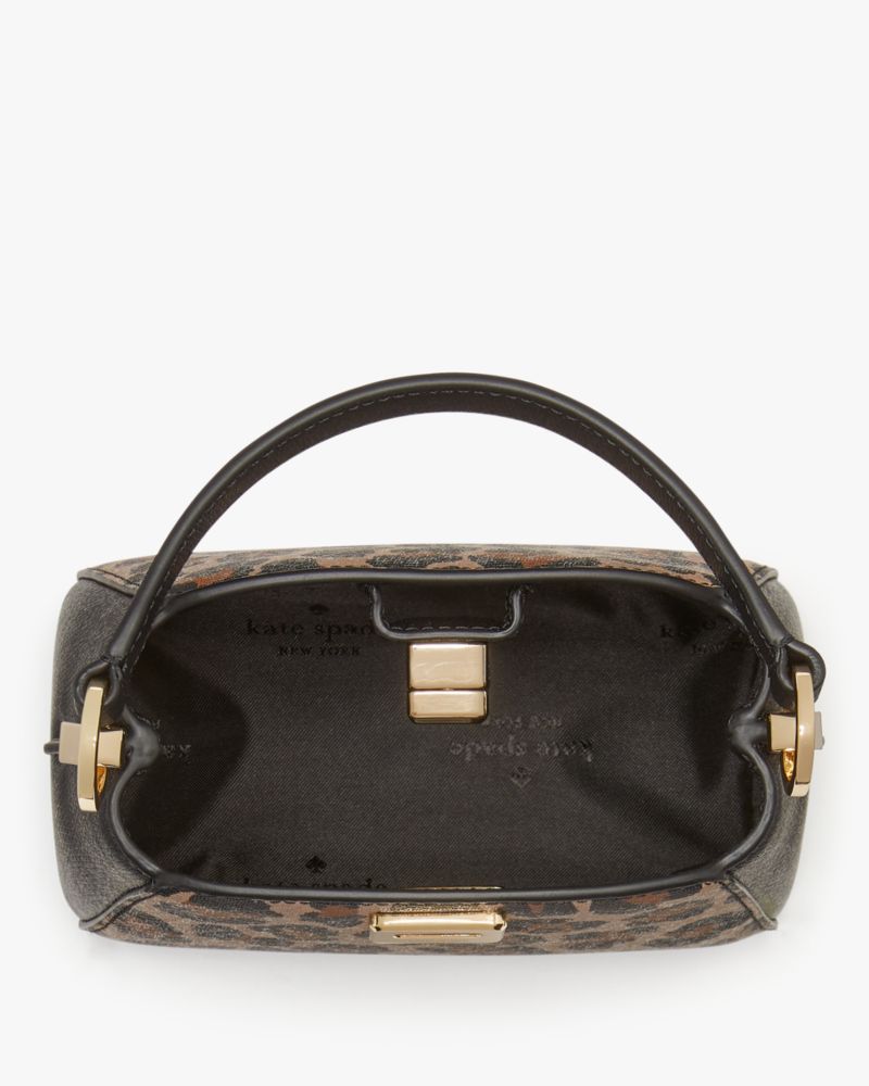 KateSpade Phoebe Mini Top Handle Crossbody Brown Multi