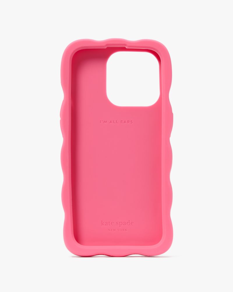 KateSpade Mirrored iPhone 15 Pro Case Pastry Pink Multi