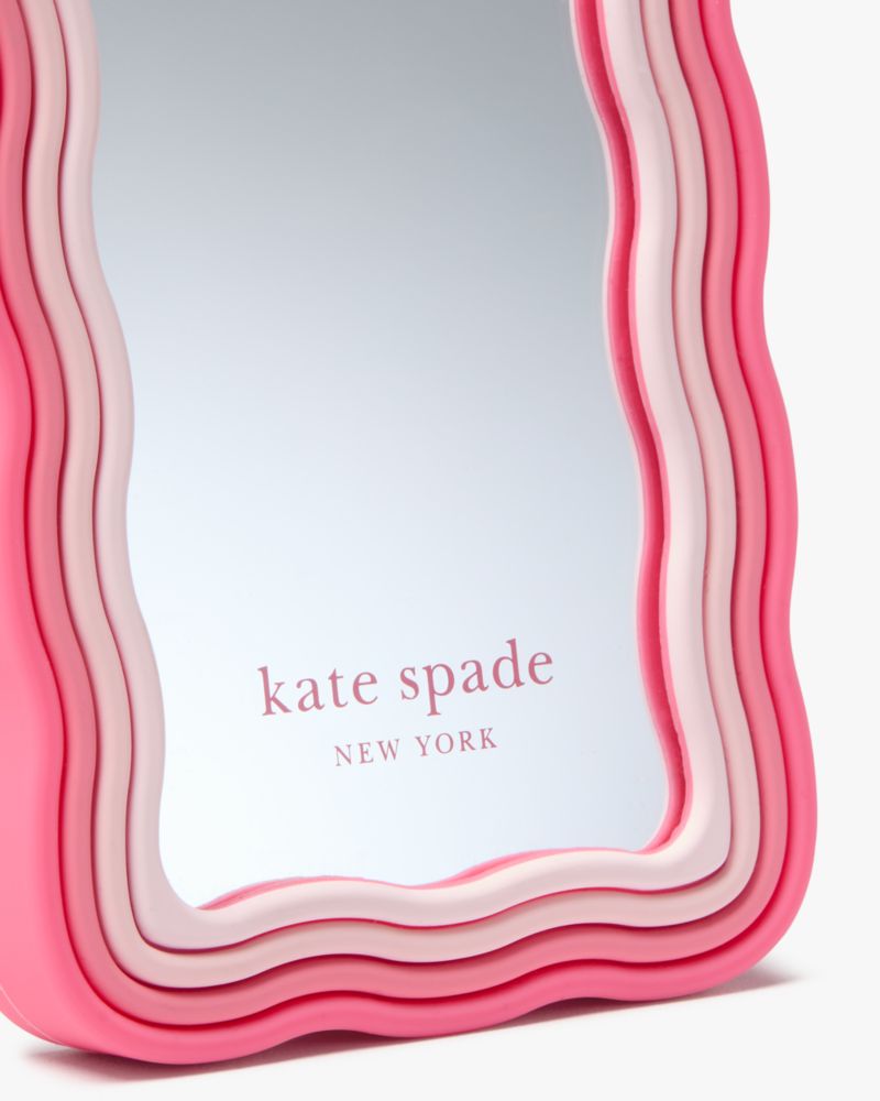 KateSpade Mirrored iPhone 15 Pro Case Pastry Pink Multi