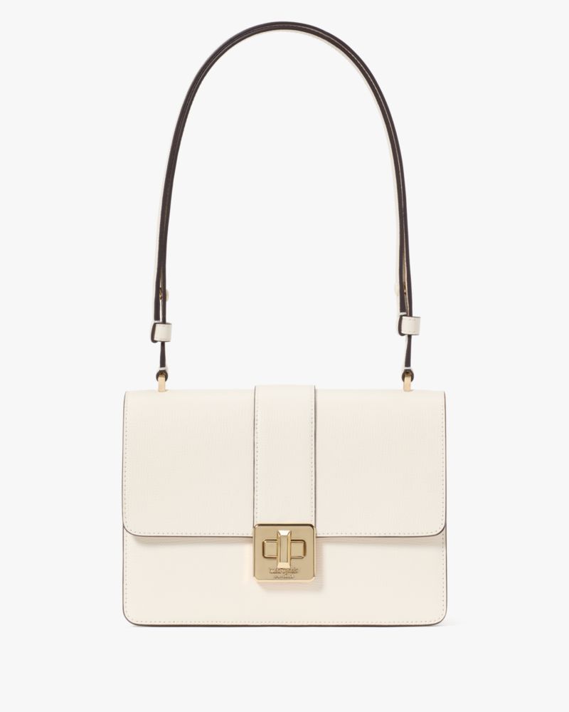 KateSpade Phoebe Turnlock Shoulder Bag Meringue