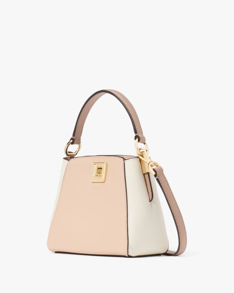 KateSpade Phoebe Mini Top Handle Crossbody Toasted Hazelnut Multi