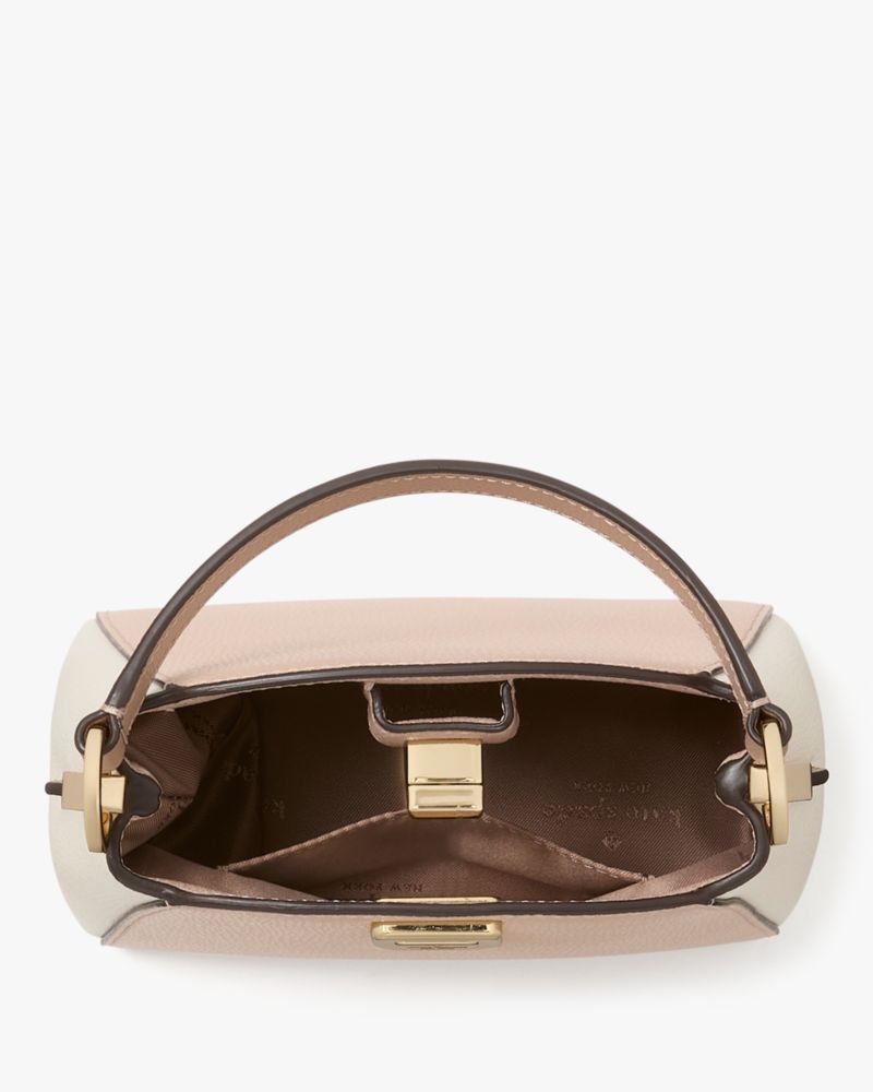 KateSpade Phoebe Mini Top Handle Crossbody Toasted Hazelnut Multi