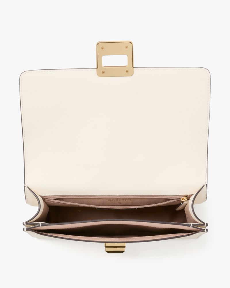 KateSpade Phoebe Turnlock Shoulder Bag Toasted Hazelnut Multi