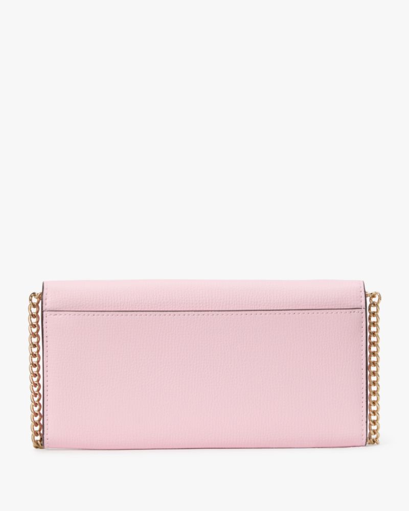 KateSpade Phoebe Turnlock Wallet on chain Pink Horizon
