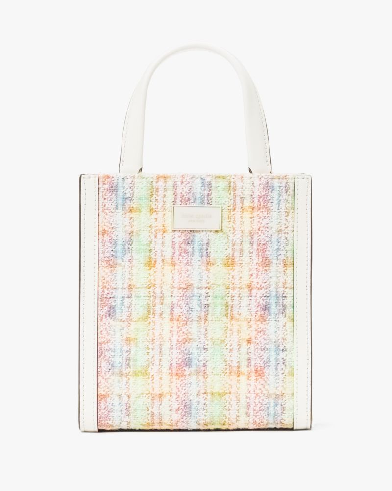 KateSpade Manhattan Tweed Mini Tote Multi
