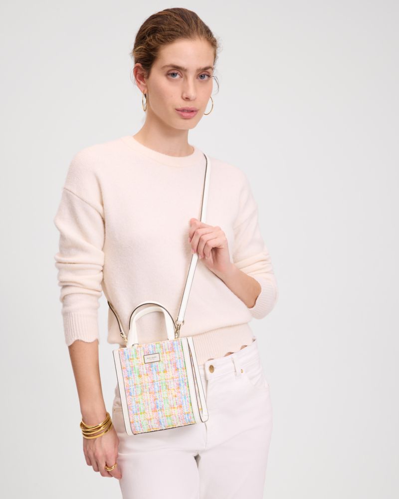 KateSpade Manhattan Tweed Mini Tote Multi