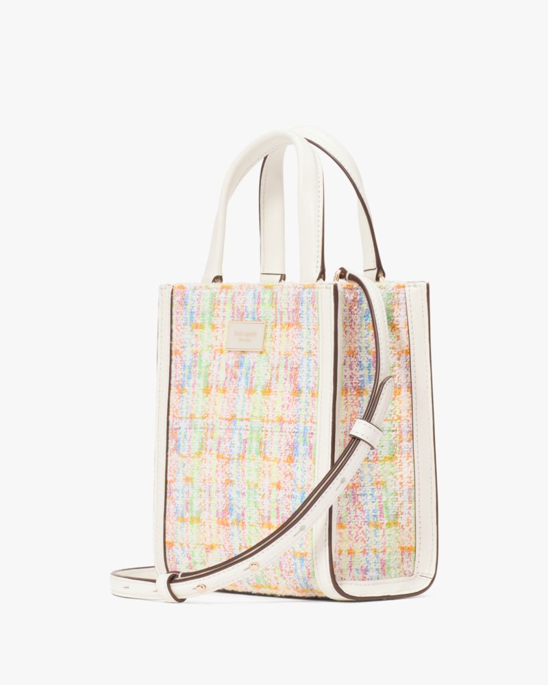 KateSpade Manhattan Tweed Mini Tote Multi