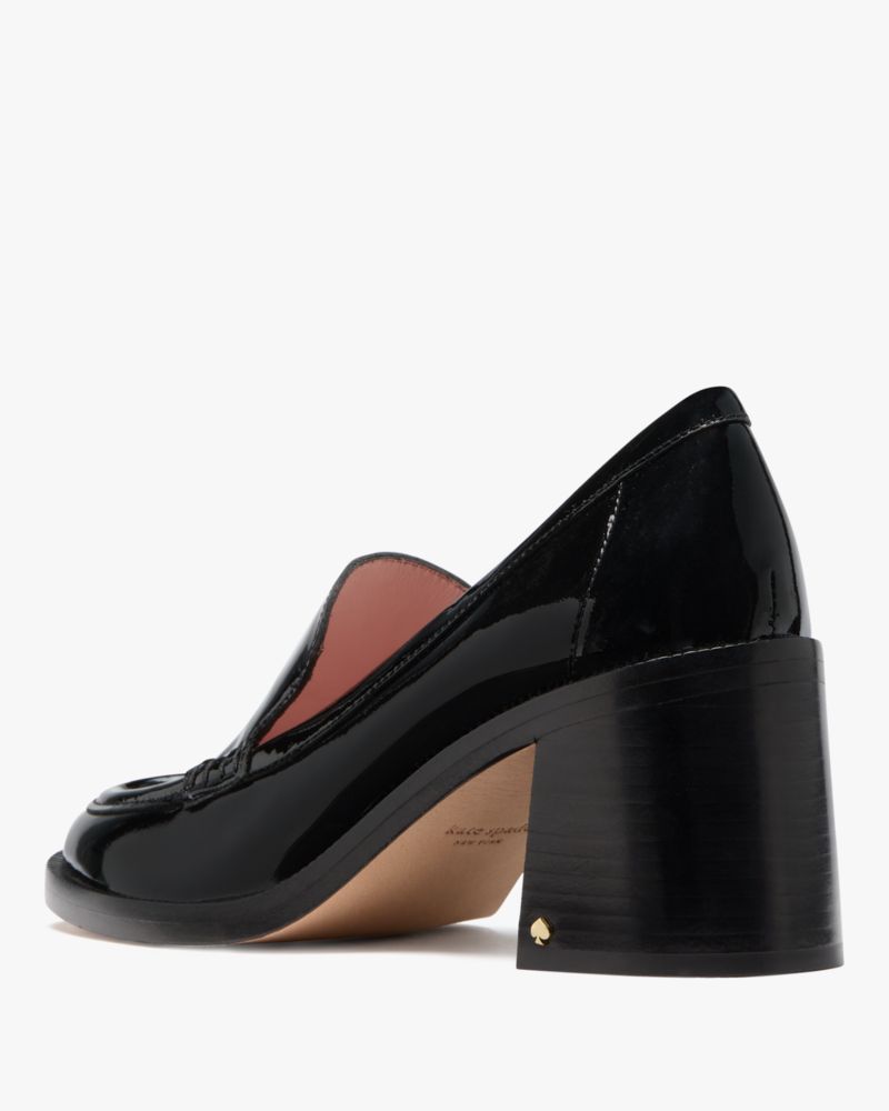 Katespade Lori Heeled Loafers Black
