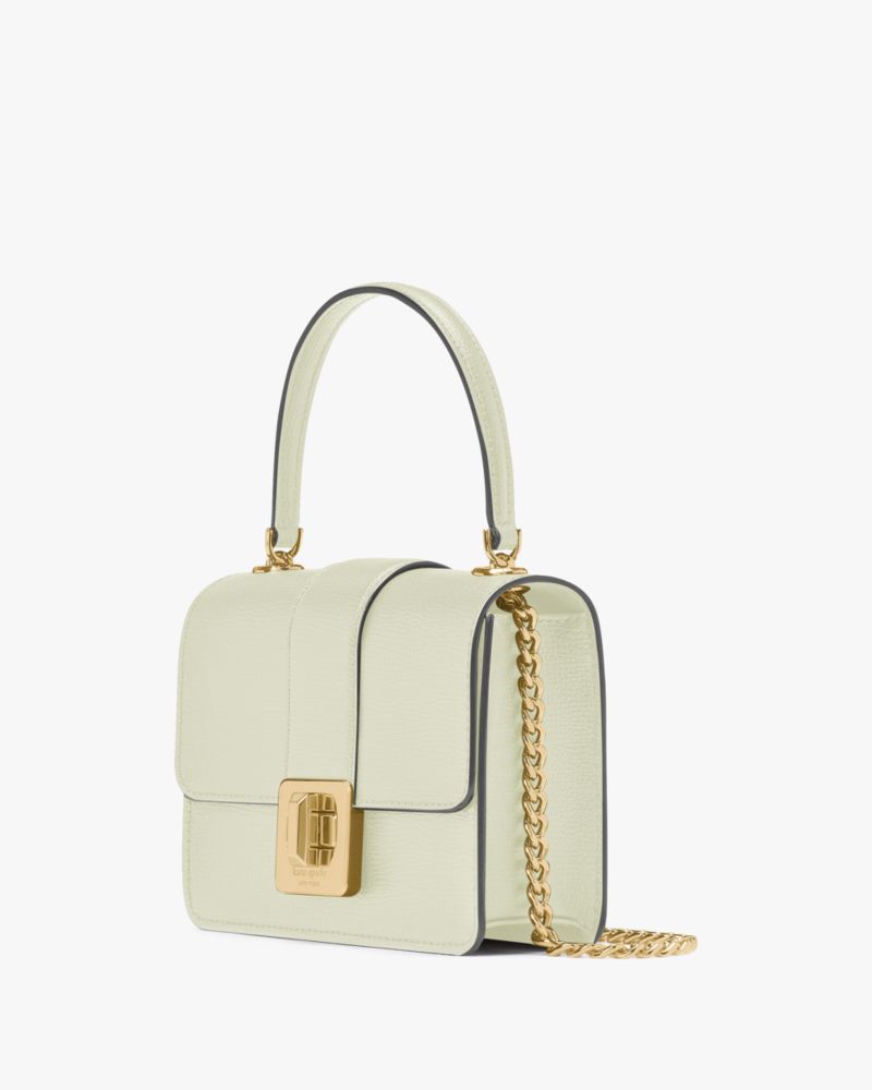 KateSpade Phoebe Turnlock Mini Flap Crossbody Sage Bundle