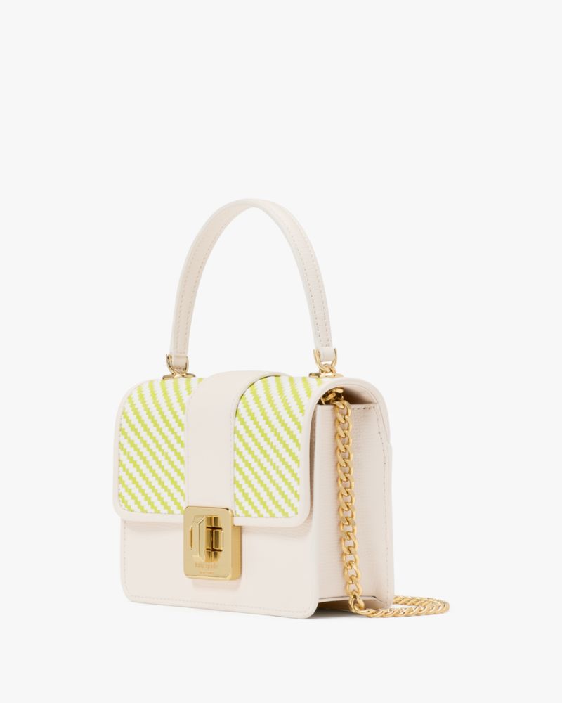 KateSpade Phoebe Turnlock Mini Flap Crossbody Lime Slushy Multi