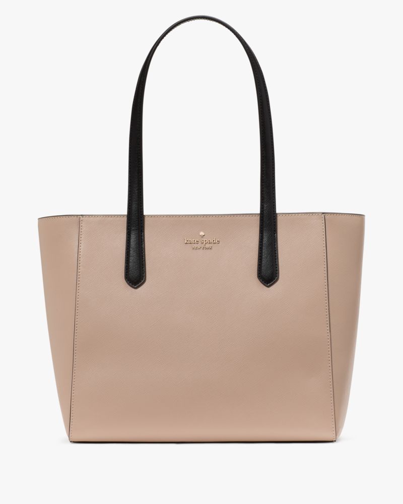 KateSpade Staci Medium Tote Warm Beige Multi