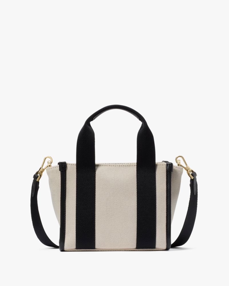 KateSpade Kip Canvas Mini Tote Bag Natural Multi
