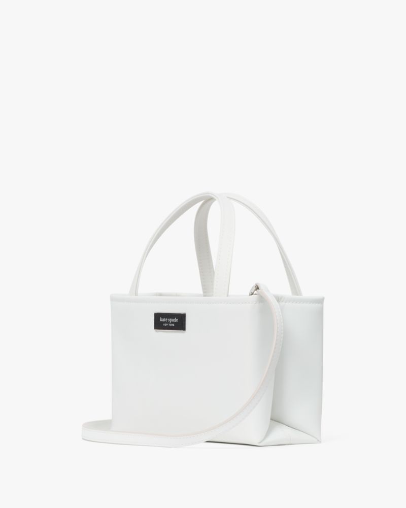 KateSpade Sam Icon Ksnyl Mini Tote Bag White Dove