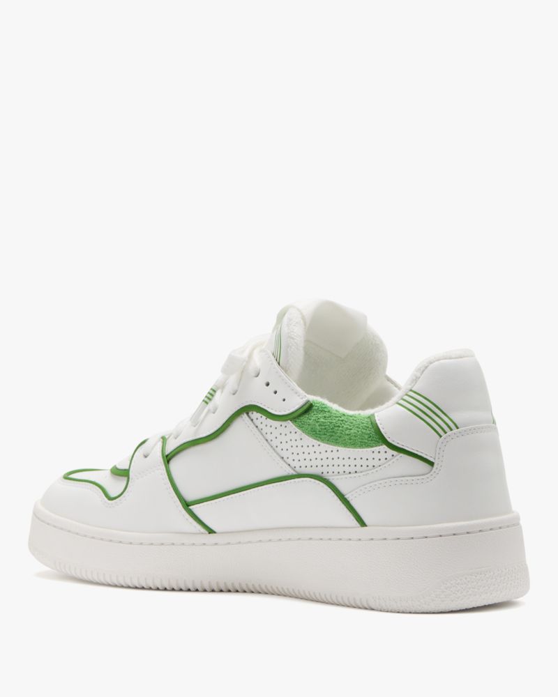 Katespade 93 Kicks Sneakers True White Ks Green