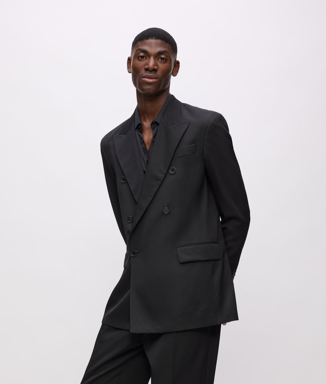 Karl Lagerfeld Kl Studio Satin Detail Pants Black