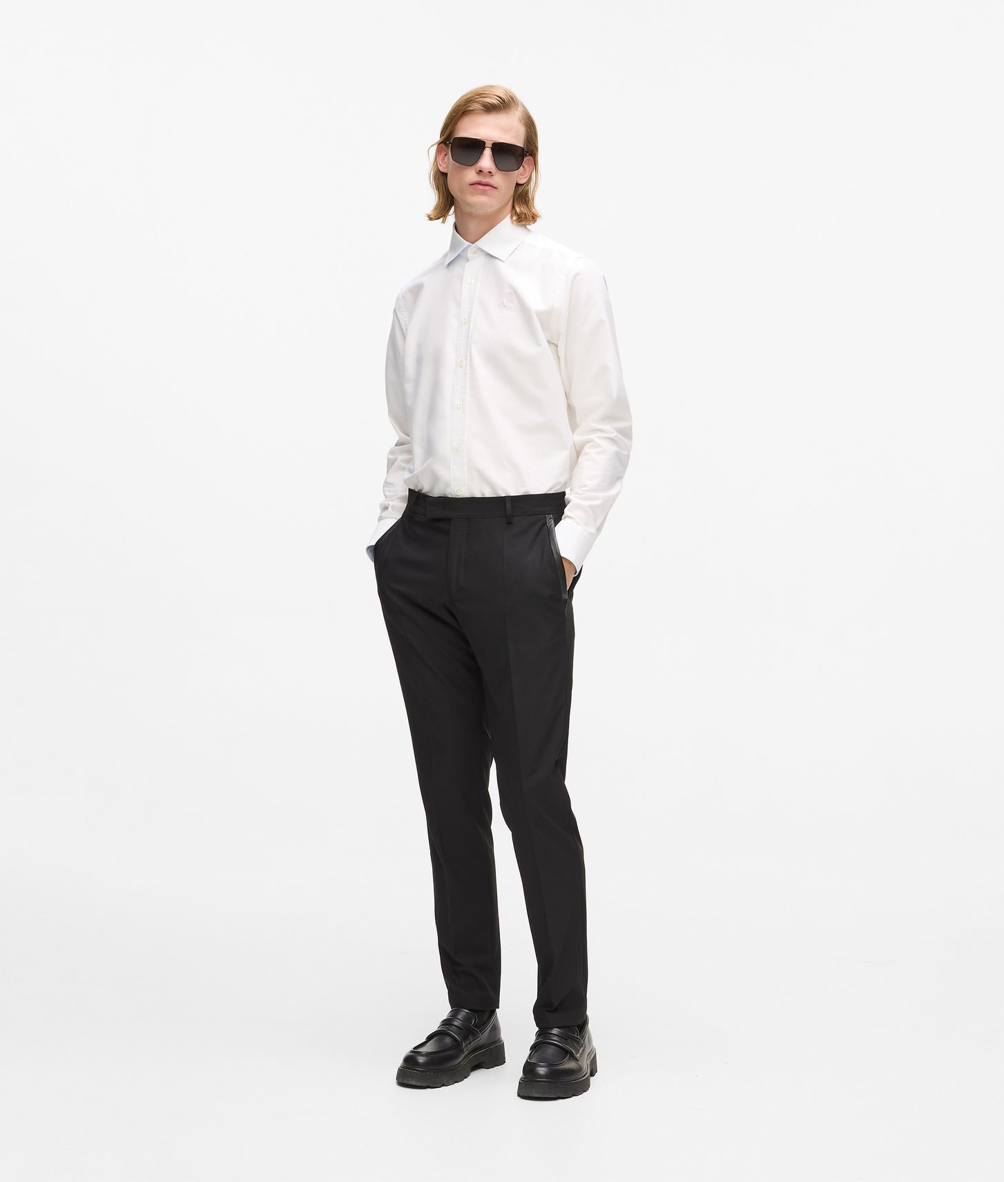 Karl Lagerfeld Classic White Shirt White