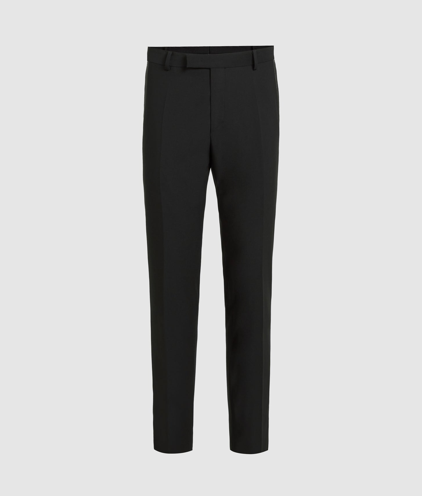 Karl Lagerfeld Faux-Leather Detail Pants Black