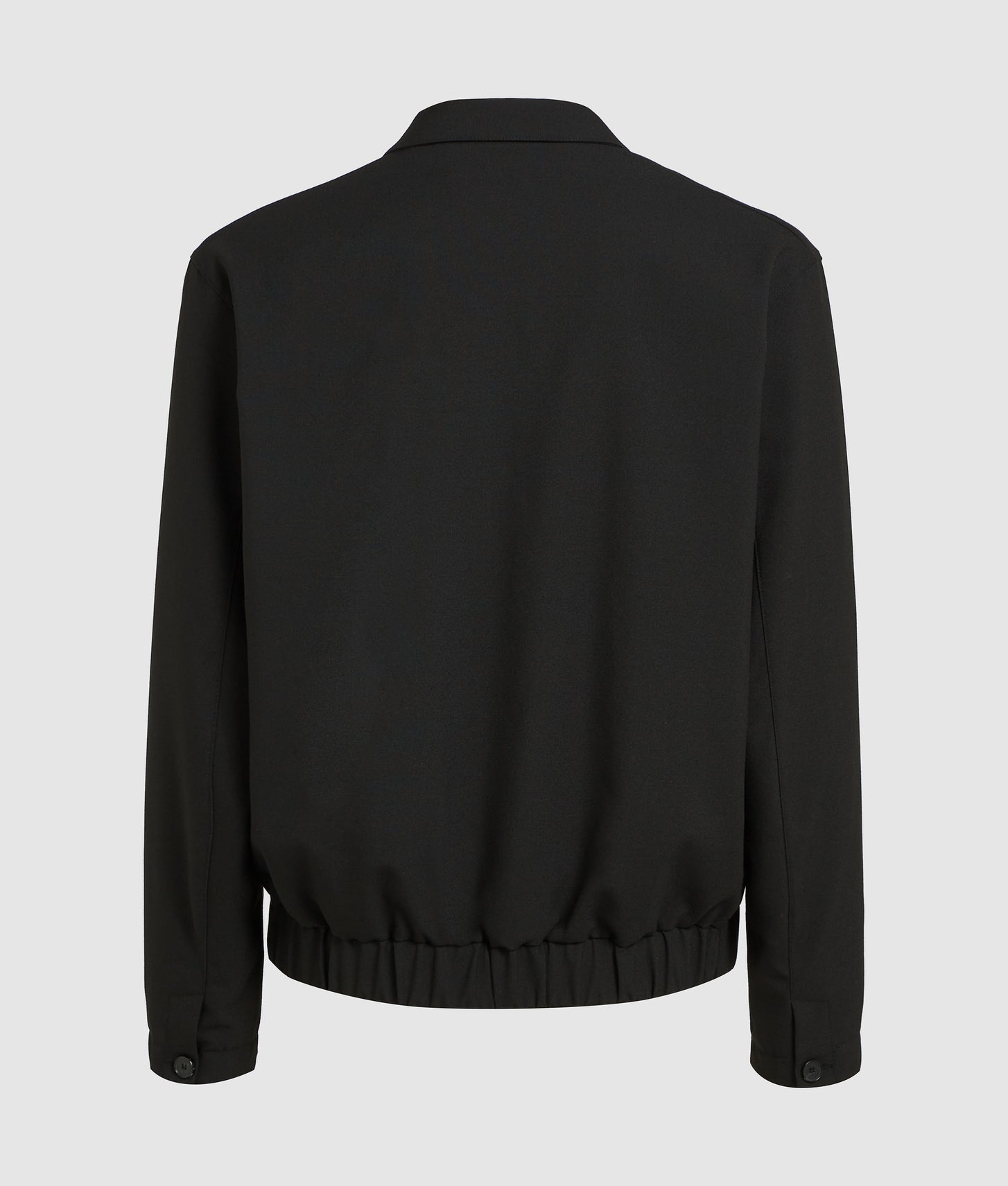 Karl Lagerfeld Short Double-Breasted Blazer Black