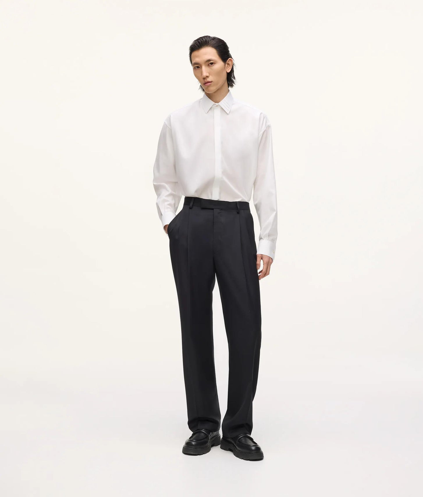 Karl Lagerfeld Kl Studio Loose-Fit Shirt White