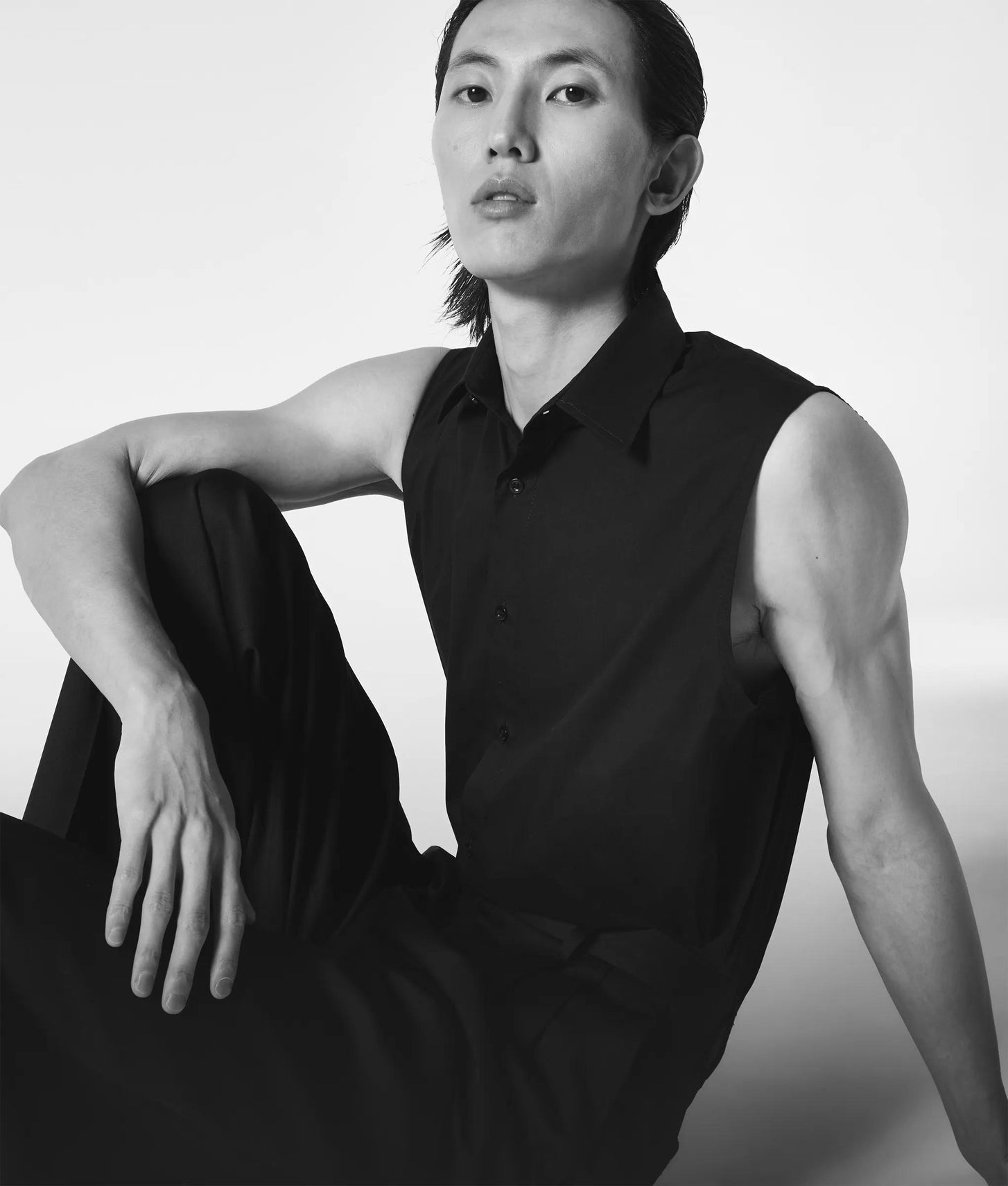 Karl Lagerfeld Kl Studio Sleeveless Shirt Black